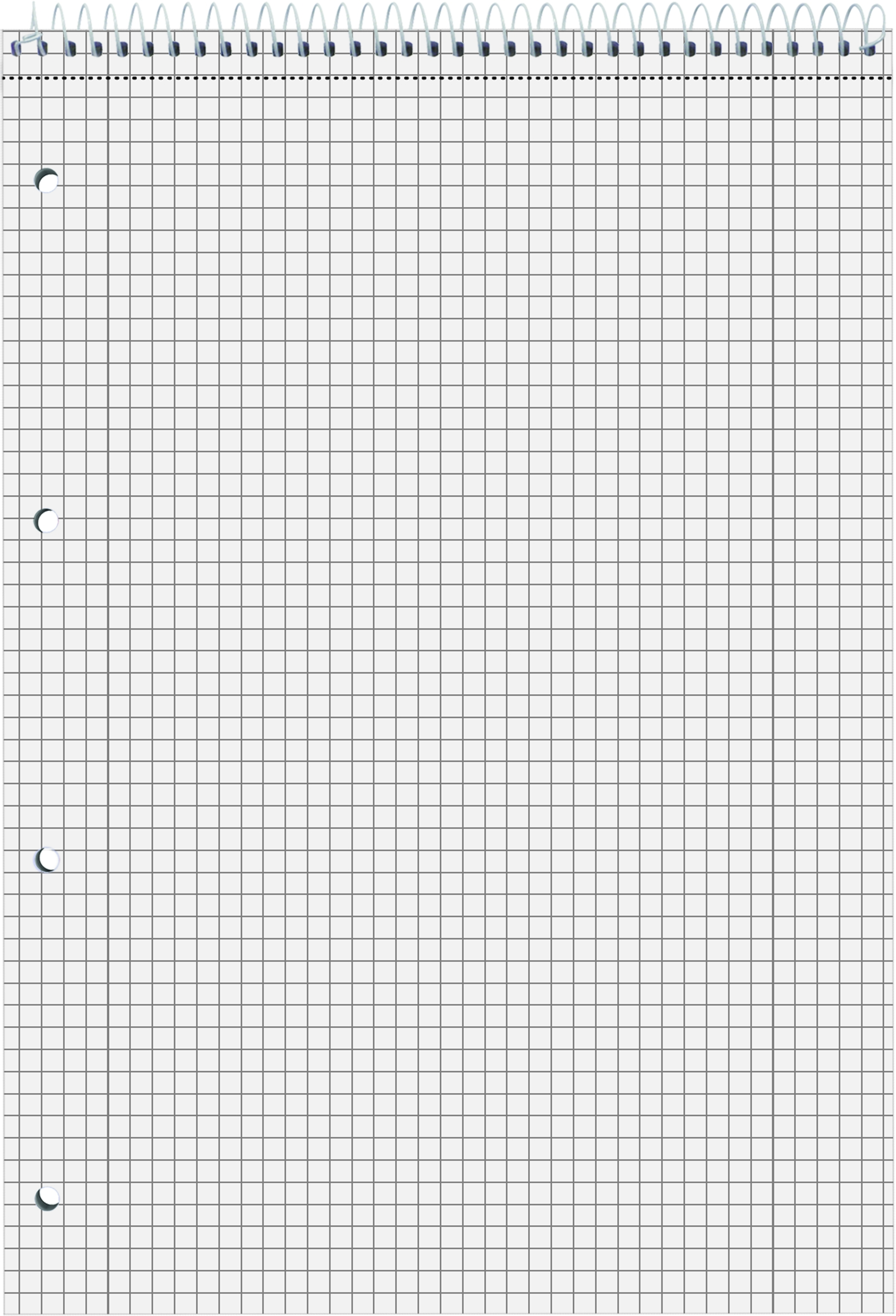 Brunnen Collegeblock A4 Spirale oben Lin.28