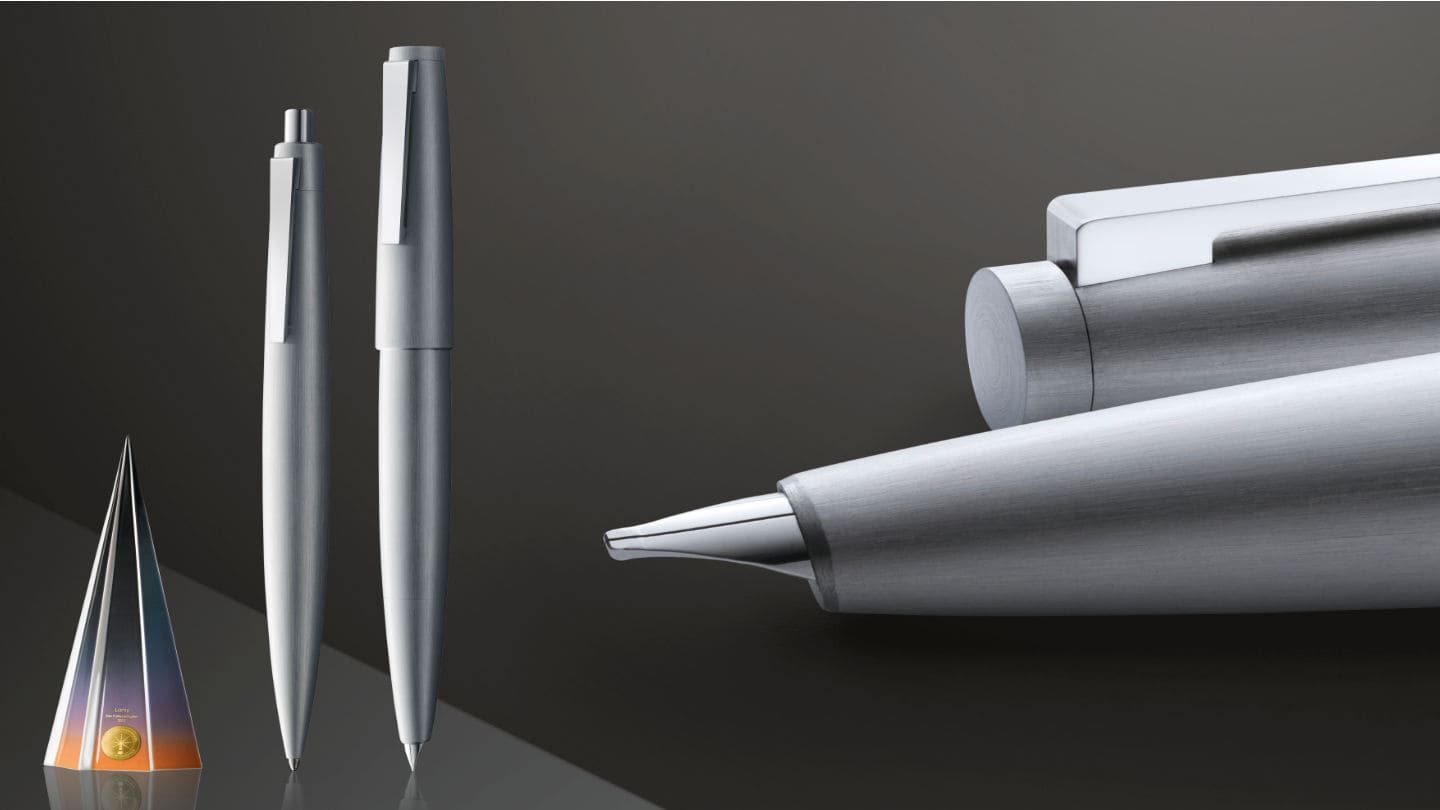 Details des LAMY 2000 Feder und Griffstueck