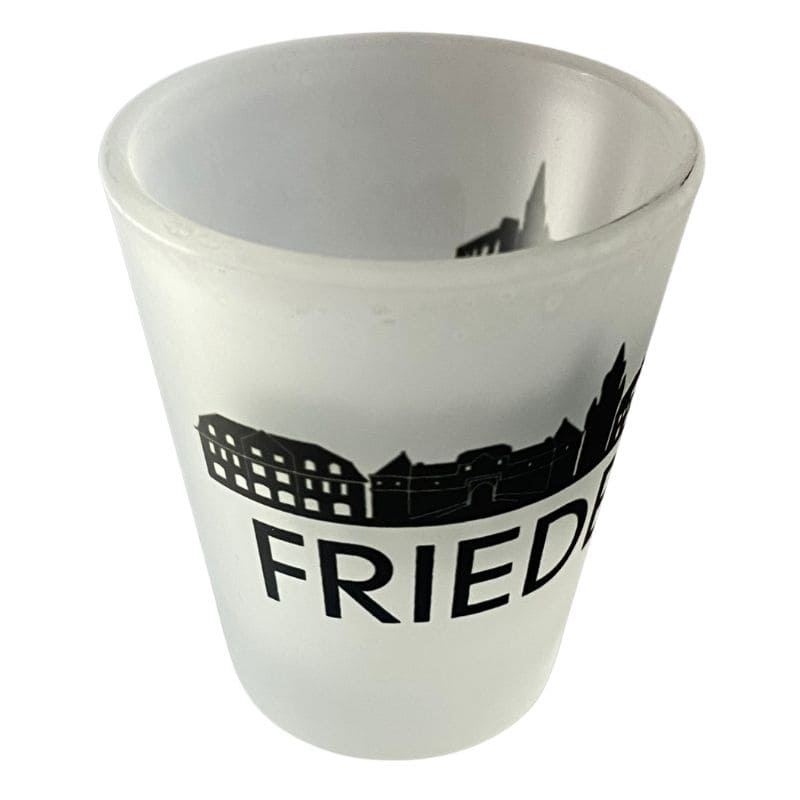 Friedberg Shot Glas Frosted Friedberg Skyline