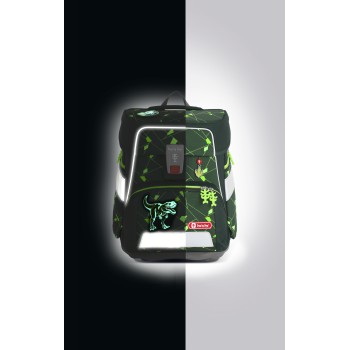 Step by Step SPACE Shine Schulranzen-Set 5 tlg., Dino Night