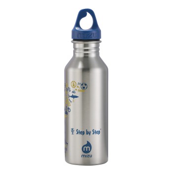 Step by Step Trinkflasche "Blue & Yellow" Edelstahl