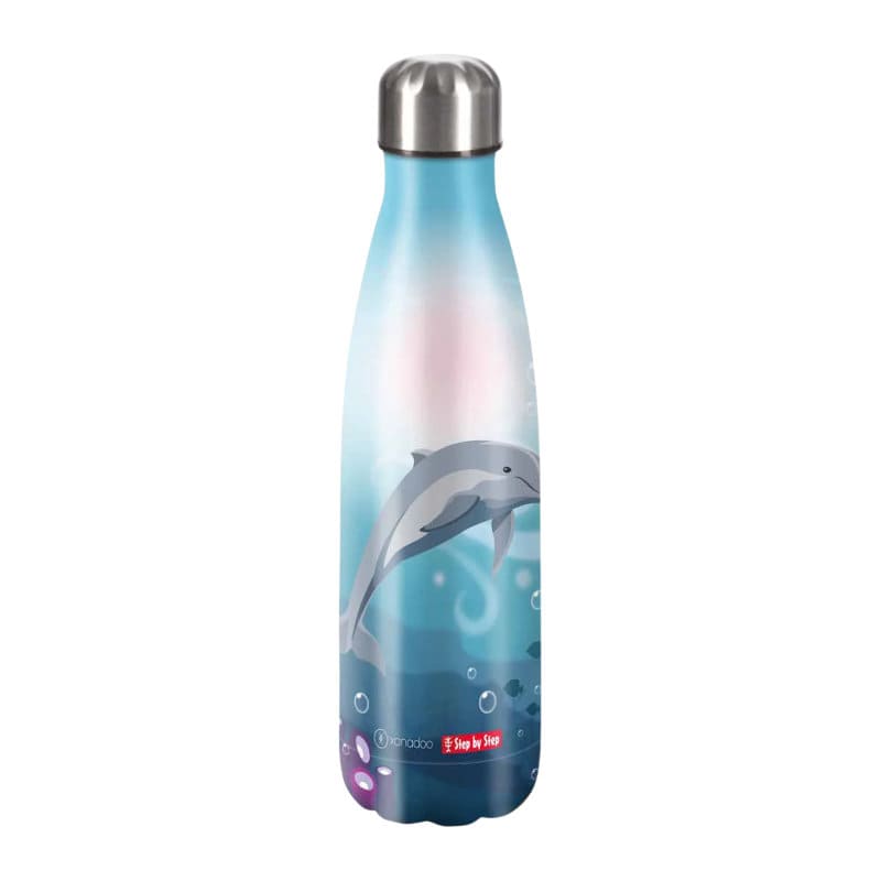 Edelstahl-Trinkflasche Dolphin Pippa | Step by Step