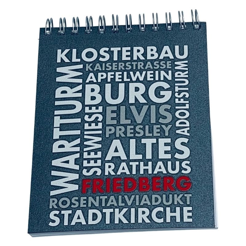 Friedberg Spiralblock A6 Friedberger Highlights vers.Farben