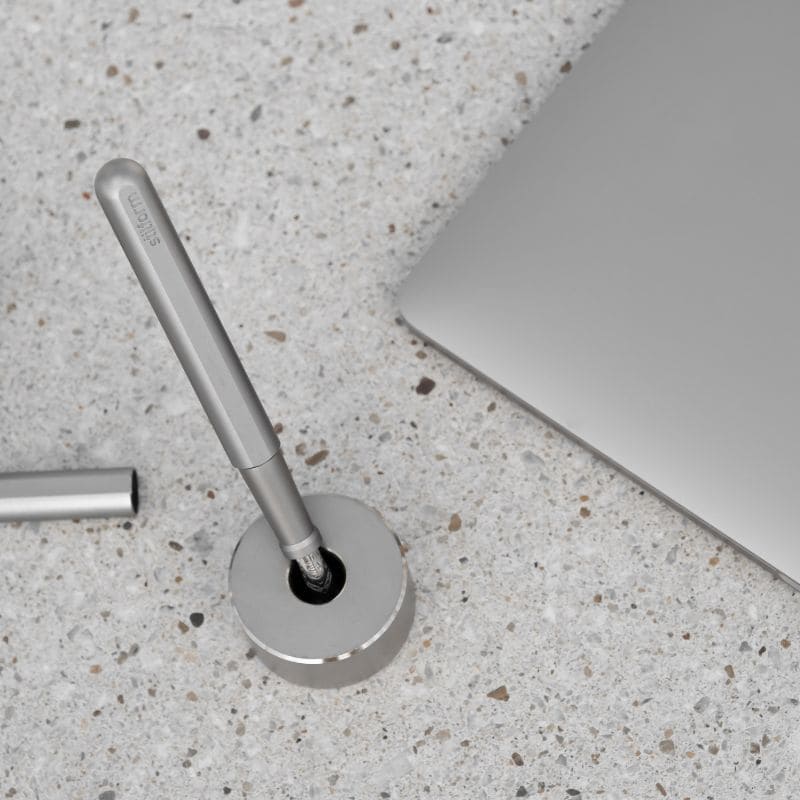 Base stilform Stifthalter Aluminium silber