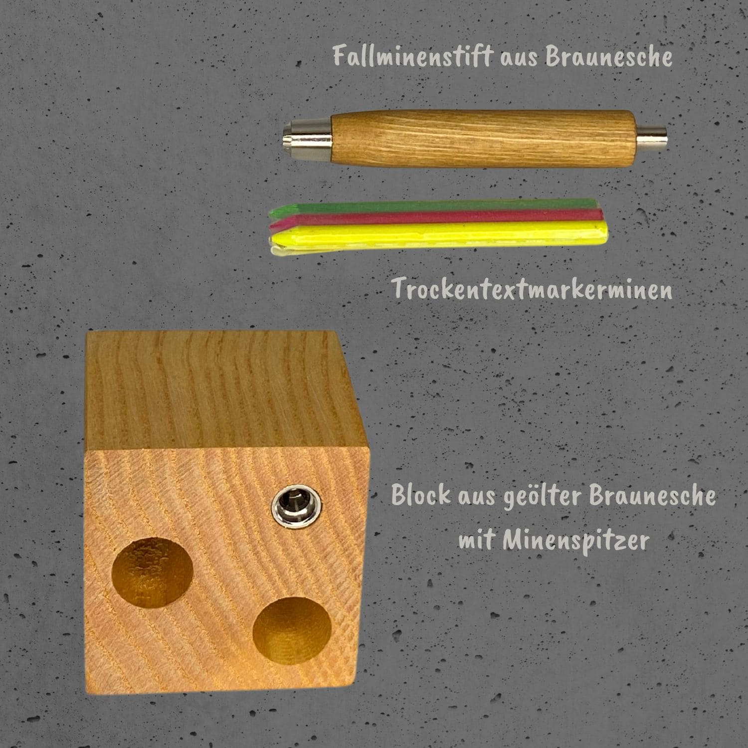Clutch Pencil Kit  Braunesche Fallminenstift | e+m Holzprodukte