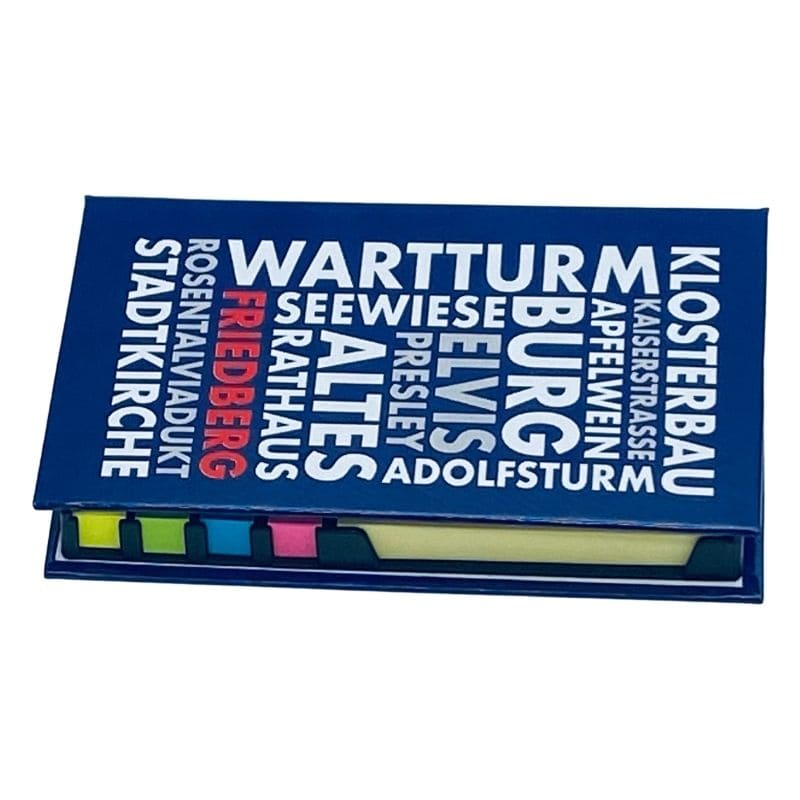 Friedberg Haftnotizzettelbox Friedberg Highlights vers. Farben