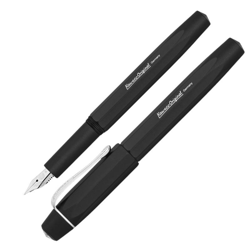 Kaweco ORIGINAL Füllhalter Black-Chrom Stahlfeder M250