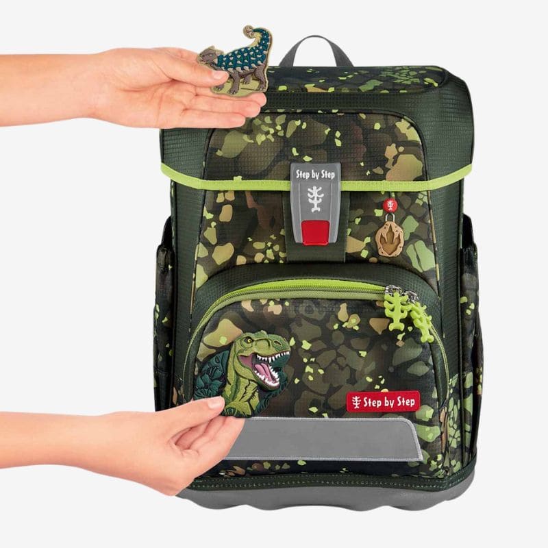 CLOUD Schulranzen-Set „Dino Torex“