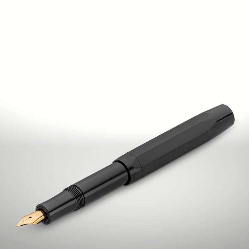 Kaweco CLASSIC SPORT Füllhalter schwarz vergoldete Feder B