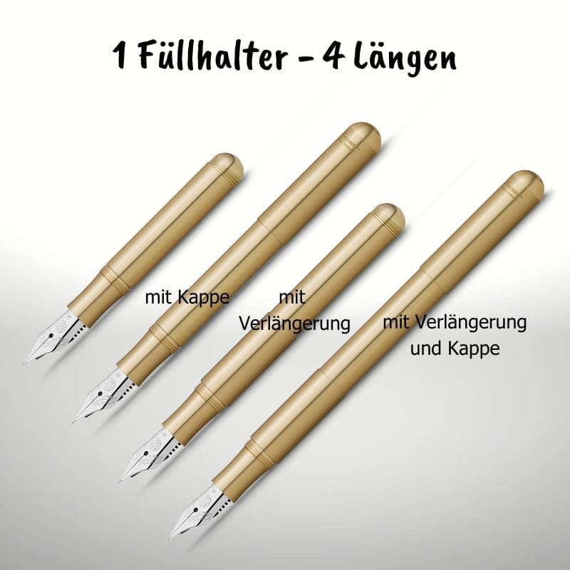 Kaweco SUPRA Füllhalter Messing Eco M