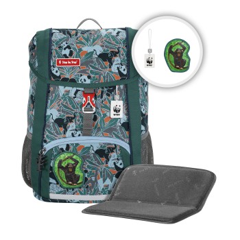 Step by Step KID WWF Kinderrucksack Rucksack-Set "Monkeys", 3-teilig