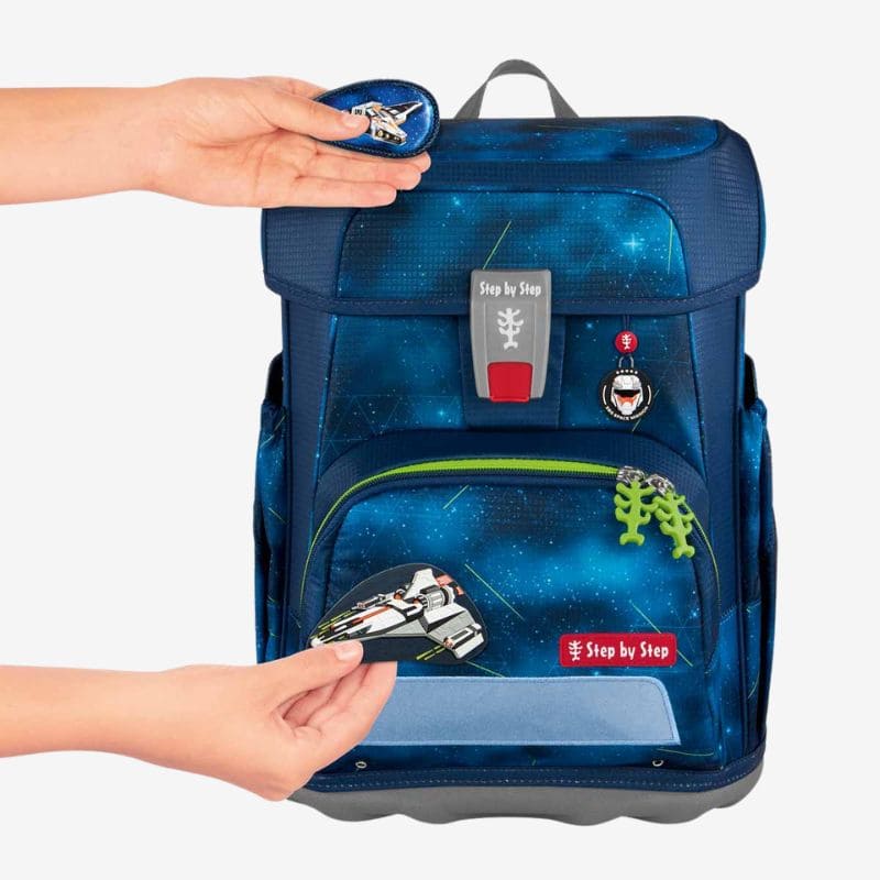 CLOUD Schulranzen-Set „Starship Galactus“ 5-teilig