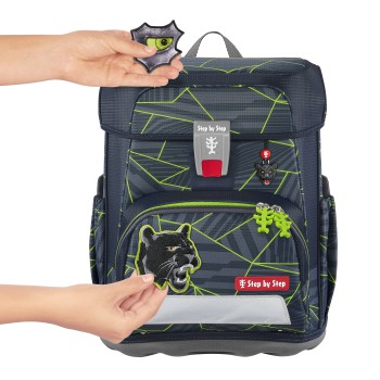 Step by Step CLOUD Schulranzen-Set "Dark Cat Chiko"