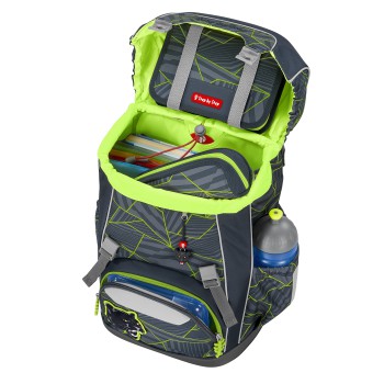 Step by Step GIANT Schulrucksack-Set „Dark Cat Chiko“