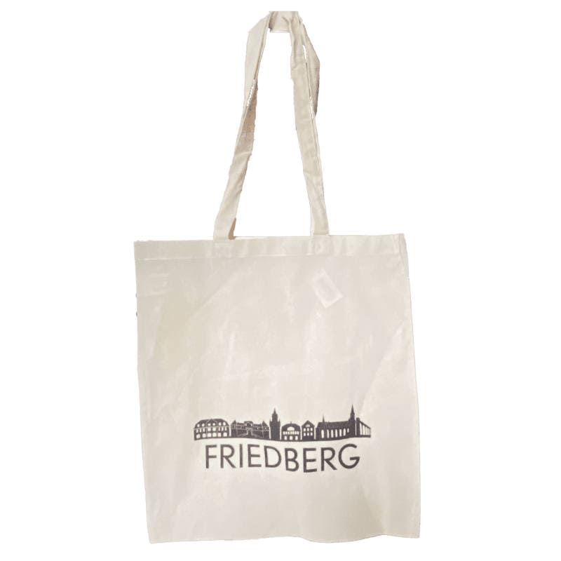 Friedberg Baumwollbeutel natur Skyline