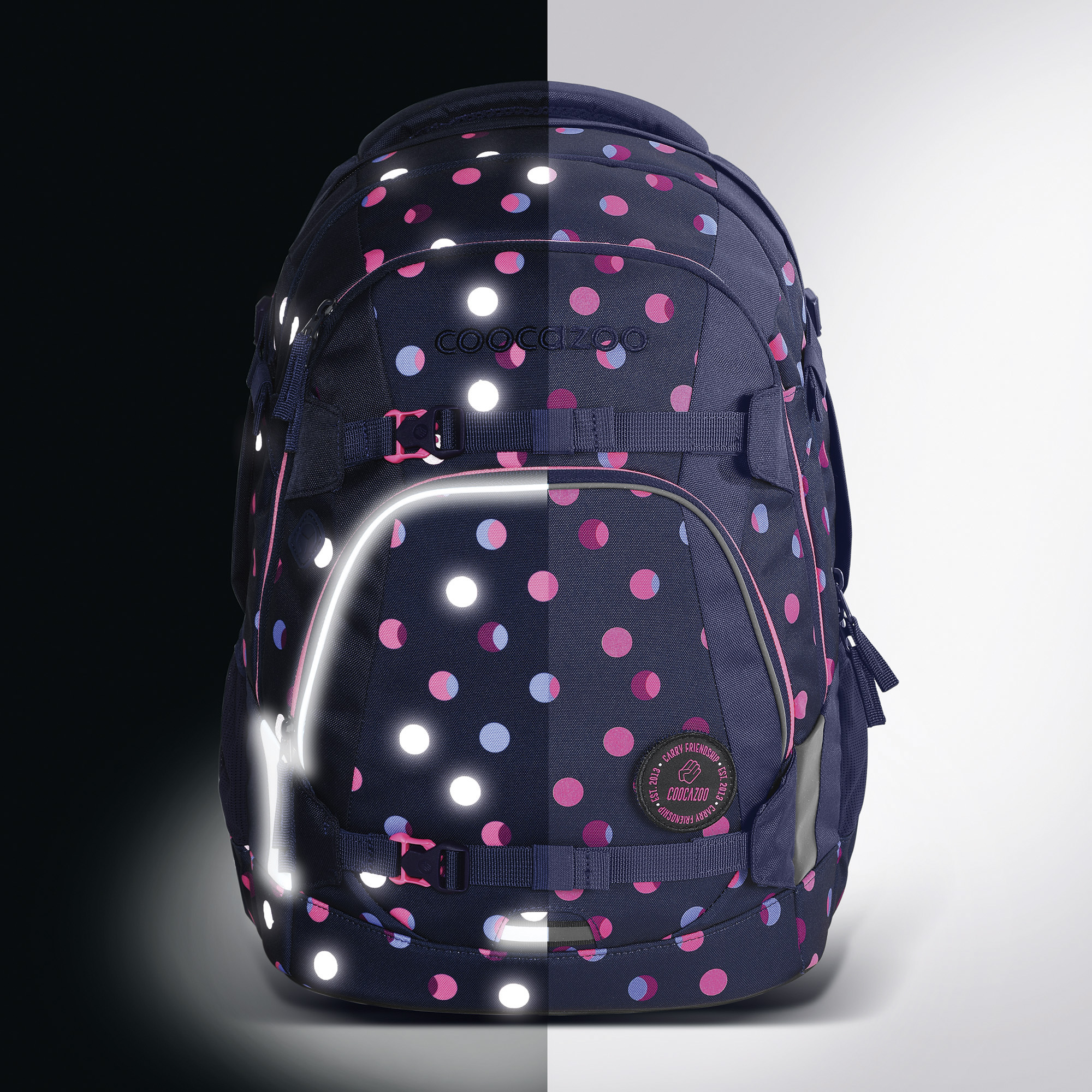 Coocazoo Rucksack MATE, Reflective Moons
