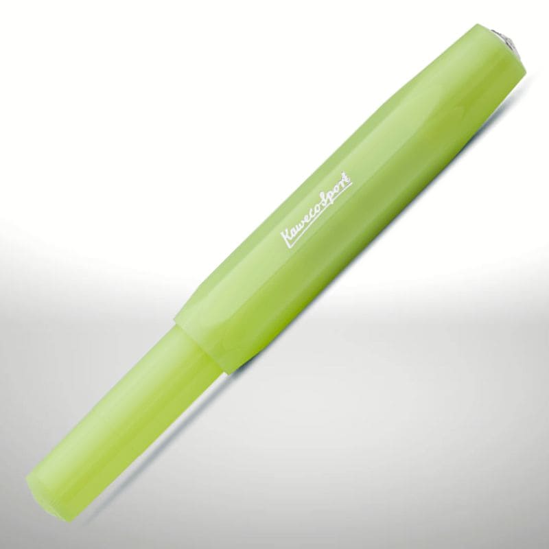 Kaweco FROSTED SPORT Füllhalter Fine Lime Feder M