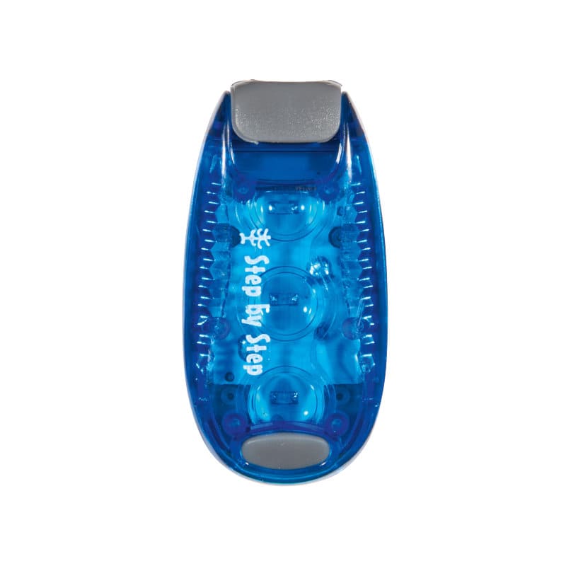 LED Sicherheitsklemmleuchte blau | Step by Step