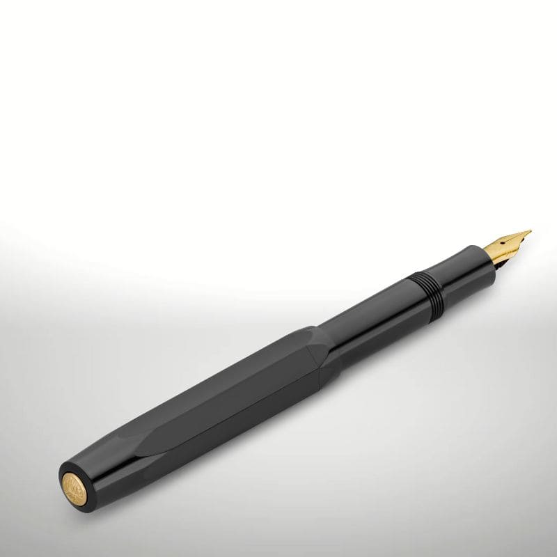 Kaweco CLASSIC SPORT Füllhalter schwarz vergoldete Feder B