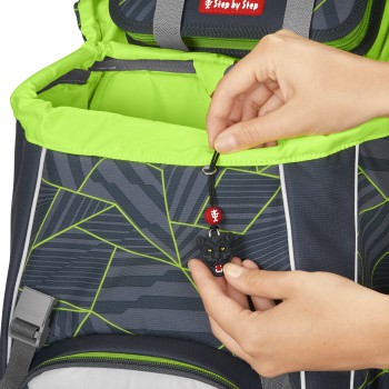 Step by Step GIANT Schulrucksack-Set „Dark Cat Chiko“