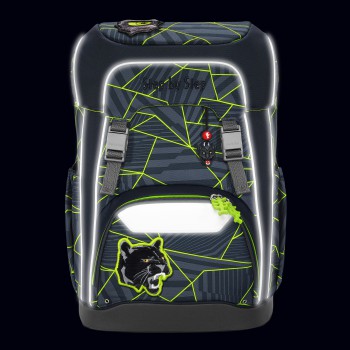 Step by Step GIANT Schulrucksack-Set „Dark Cat Chiko“