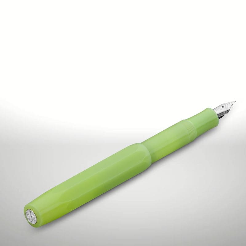 Kaweco FROSTED SPORT Füllhalter Fine Lime Feder M