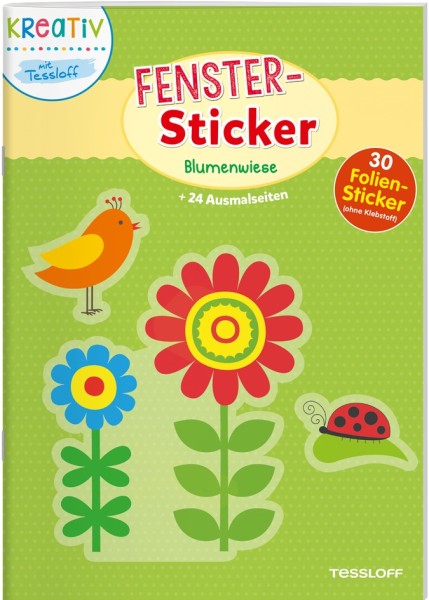 Tessloff Fenster-Sticker. Blumenwiese
