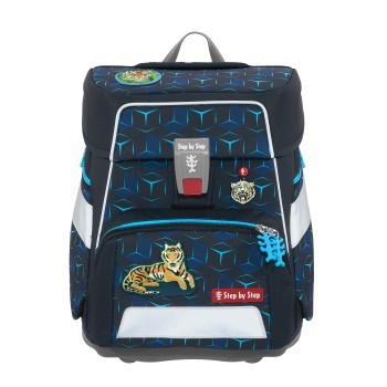 Tiger Night Kimba Special Edition Space Shine Schulranzen von Step by Step in der Frontansicht