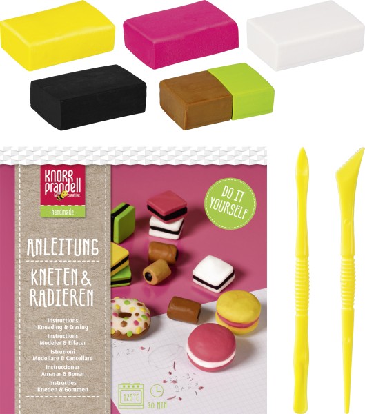 KNORR prandell Bastelset Kneten & Radieren Tasty C