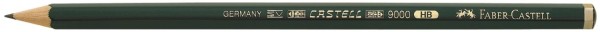 Faber-Castell Bleistift CASTELL® 9000 - HB, dunkelgrün