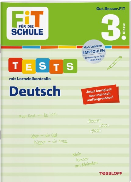 Tessloff Tests mit LZK Deutsch 3. Klasse