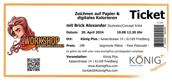 Ticket König Plus begeistert Brick Alexander