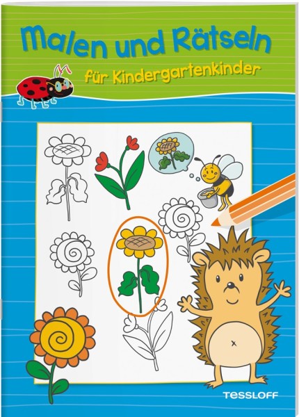 Tessloff Malen und Rätseln für Kindergartenkinder - Blau