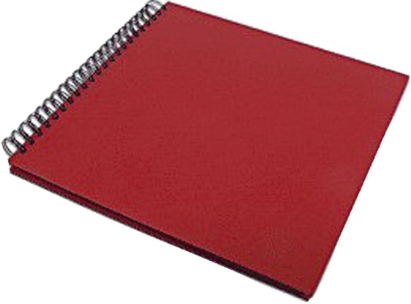 Rössler Papier Fotospiralbuch SOHO - 29 x 29 cm, 60 Seiten, rot