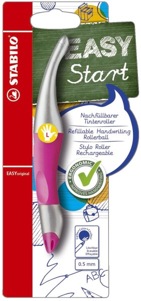 Stabilo® EASYoriginal - ergonomischer Tintenroller, neonpink/metallic