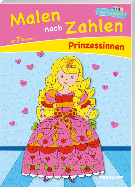 Tessloff Malen nach Zahlen. Prinzessinnen