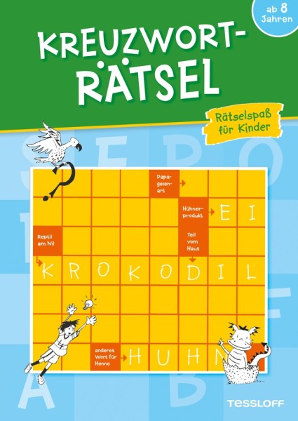 Tessloff Kreuzworträtsel - Rätselspaß für Kinder blau