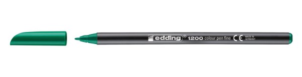 Edding 1200 Fasermaler color pen - 0,5 - 1 mm, grün