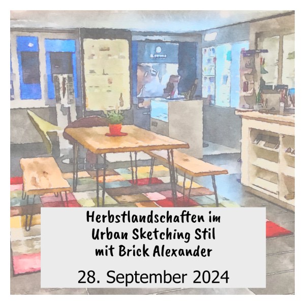 König Plus begeistert zum Urban Sketching im Herbst am 28. September 2024