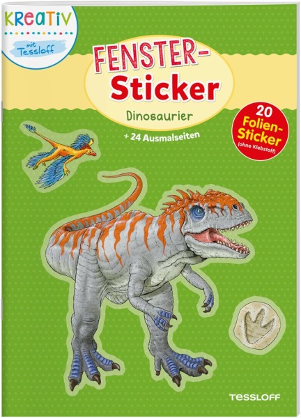 Tessloff Fenster-Sticker. Dinosaurier