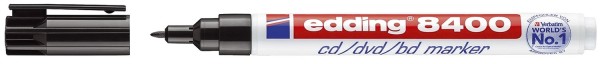 Edding 8400 CD-Marker - permanent, ca. 0,5 - 1 mm, schwarz
