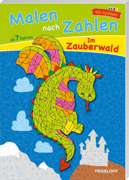 Tessloff Malen nach Zahlen. Im Zauberwald