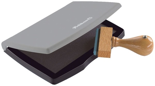 Pelikan® Stempelkissen 2E Kunststoff-Gehäuse, getränkt, 110 x 70 mm, schwarz
