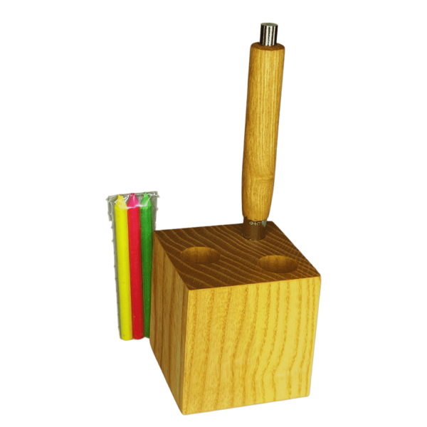 Clutch Pencil Kit Fallminenstift mit Textmarker und Spitzer von e+m Holzprodukte bei König Plus