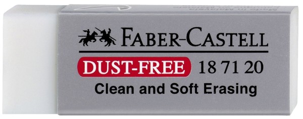 Faber-Castell Radierer DUST-FREE, aus Kunststoff