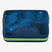 Vorschau: Step by Step XXL-Mäppchen in blau mit Weltraum-Galaxy-Dekor und zwei grünen Reißverschlüssen | KÖNIG Plus Vorschau: Step by Step XXL-Mäppchen in blau mit Weltraum-Galaxy-Dekor und zwei grünen Reißverschlüssen | KÖNIG Plus