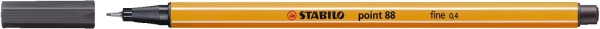Stabilo® Fineliner point 88® - 0,4 mm, schwarzgrau