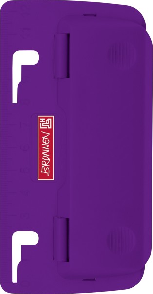 Brunnen Taschenlocher purple