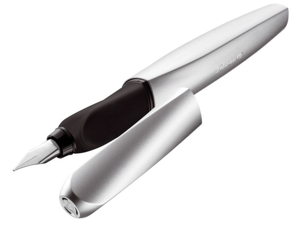 Pelikan® Schulfüller Twist® - Feder-M, Silver