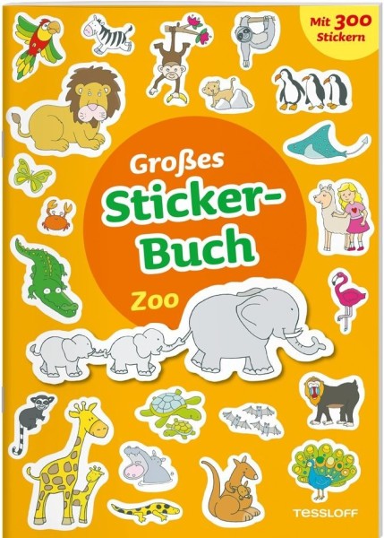 Tessloff Großes Stickerbuch Zoo